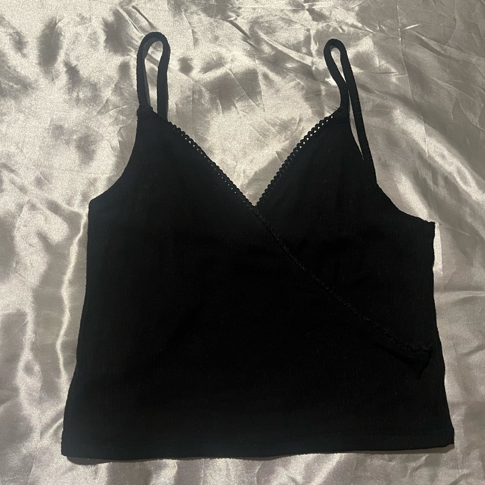 Urban Outfitters Out From Under V Neck Cross Over Trim Tank Top